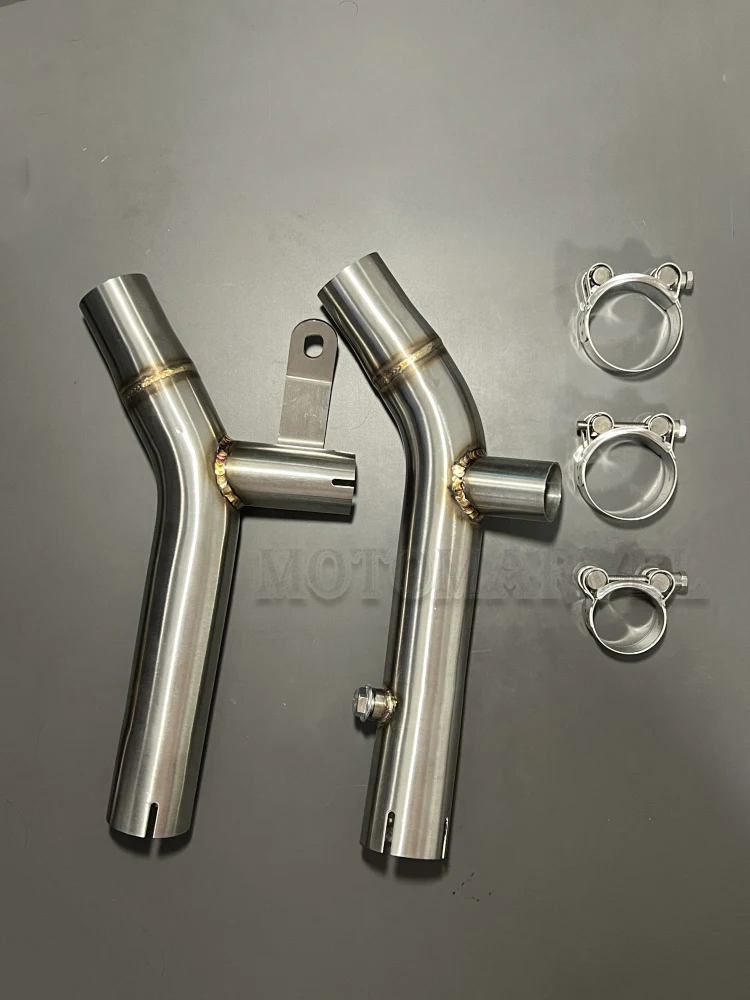 Stainless Steel Muffler Exhaust Mid Link Pipe For Suzuki GSX1300R GSX 1300R 1300 R HAYABUSA 2008-2020 2017 2016 2015 2014 2013