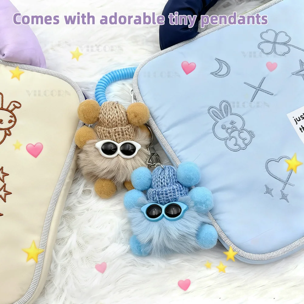 11-13in حقيبة كمبيوتر لوحي لطيف لباد سامسونج غالاكسي تبويب اللوحي وسادة الحقيبة 15 بوصة كمبيوتر محمول لماك بوك اير/برو ديل حقيبة فتاة هدية