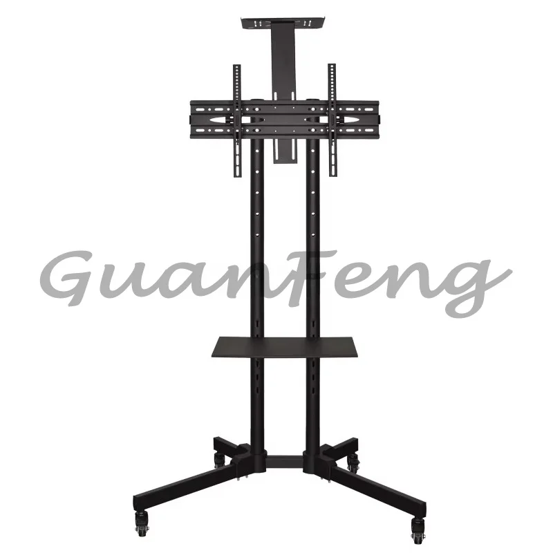 32 inch to 70 inch TV mobile cart mount for conference room, school, advertising hall TV cart stand
