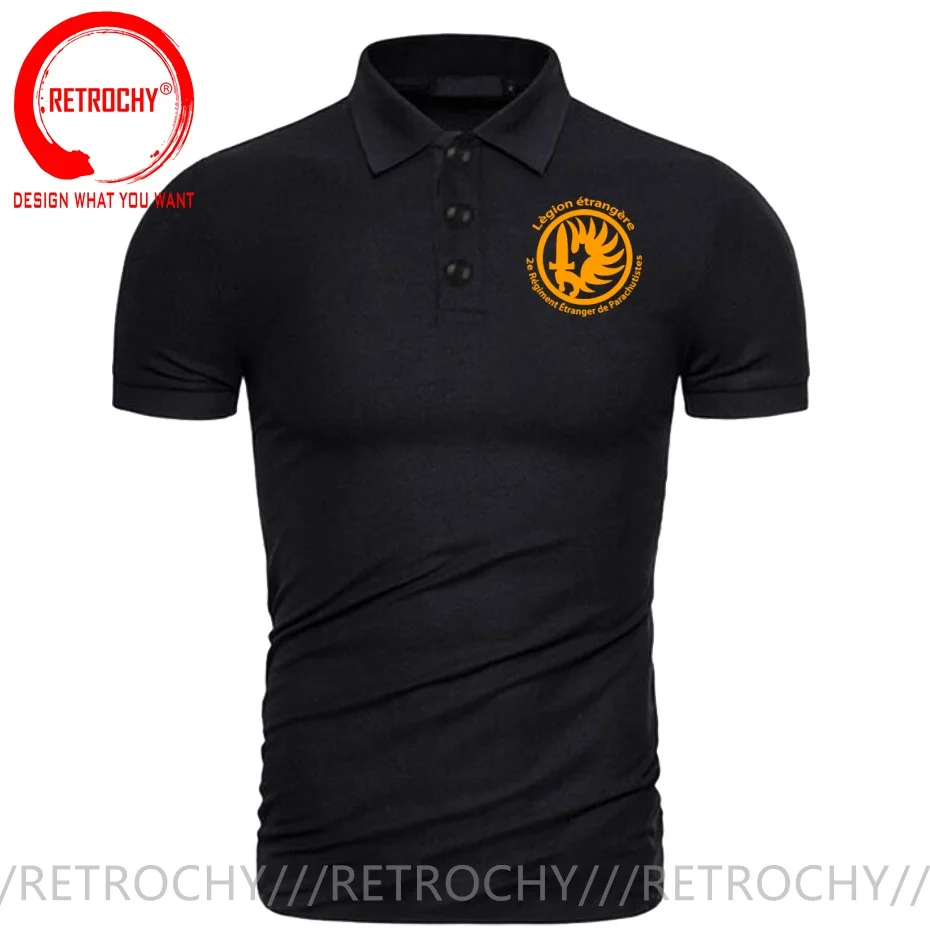 New Man French Foreign Legion Etrangere Special Forces War Army Polo Shirt Men Cotton Short Sleeve Military Polo Shirts for Male