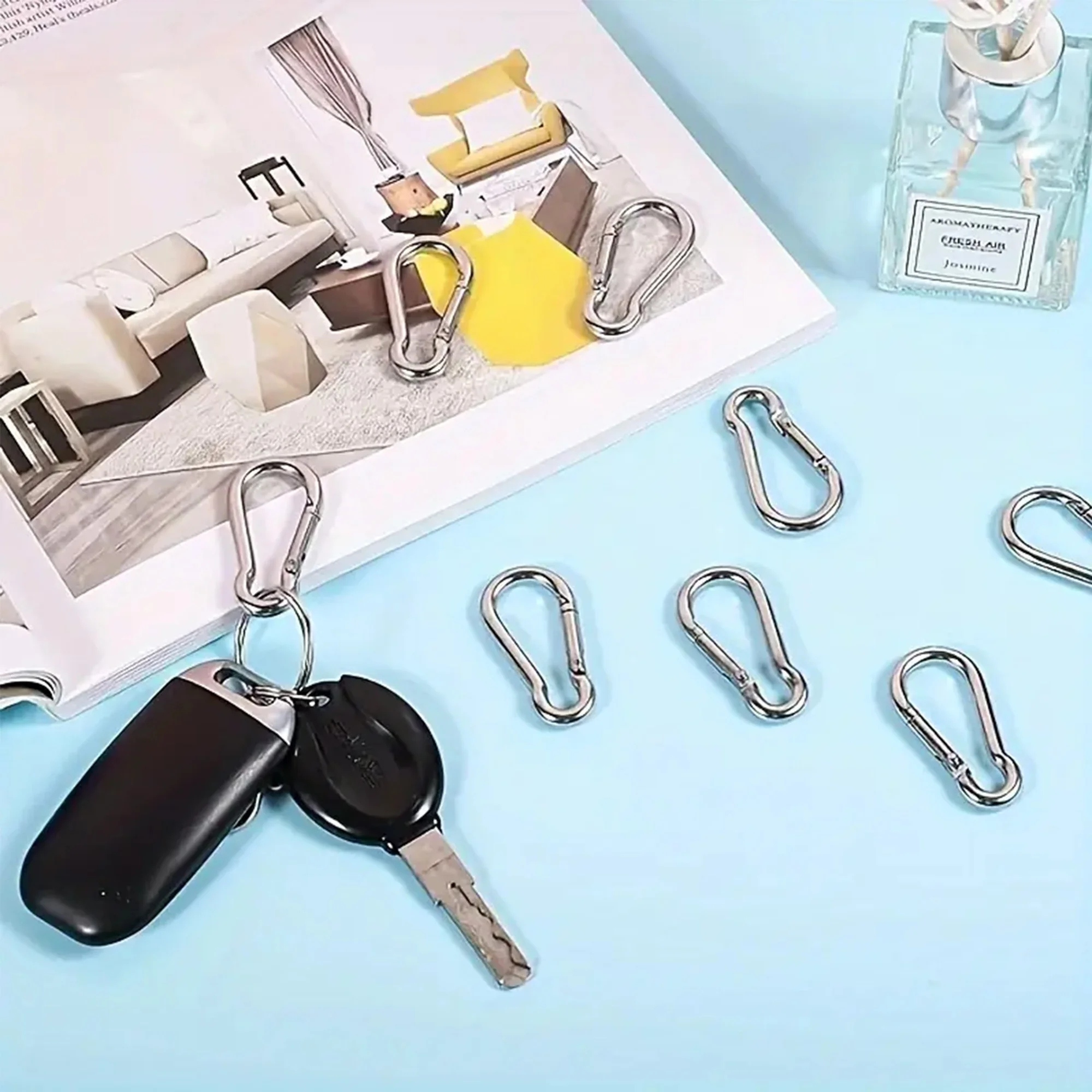 Set mit 20 robusten Karabinern – Heavy Equipment Keychain Bewertung und Preis