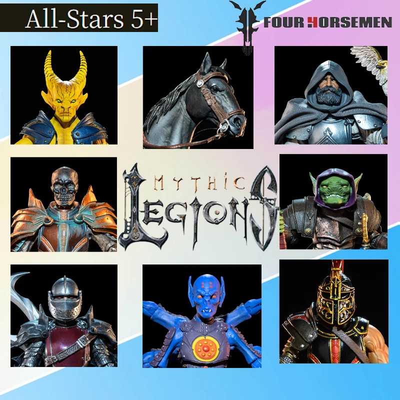 

Four Horsemen Studios Genuine Mythic Legions Series All-Stars 5+ Fan Voting for Reissue Finished Movable Models, Collectibles