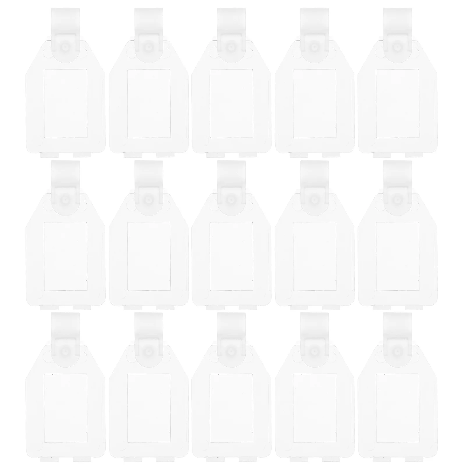 

20pcs Price Label Holder Sturdy Plastic Clip On For Supermarket Store Sign Display Stand Retail Tag Holder Multifunctional