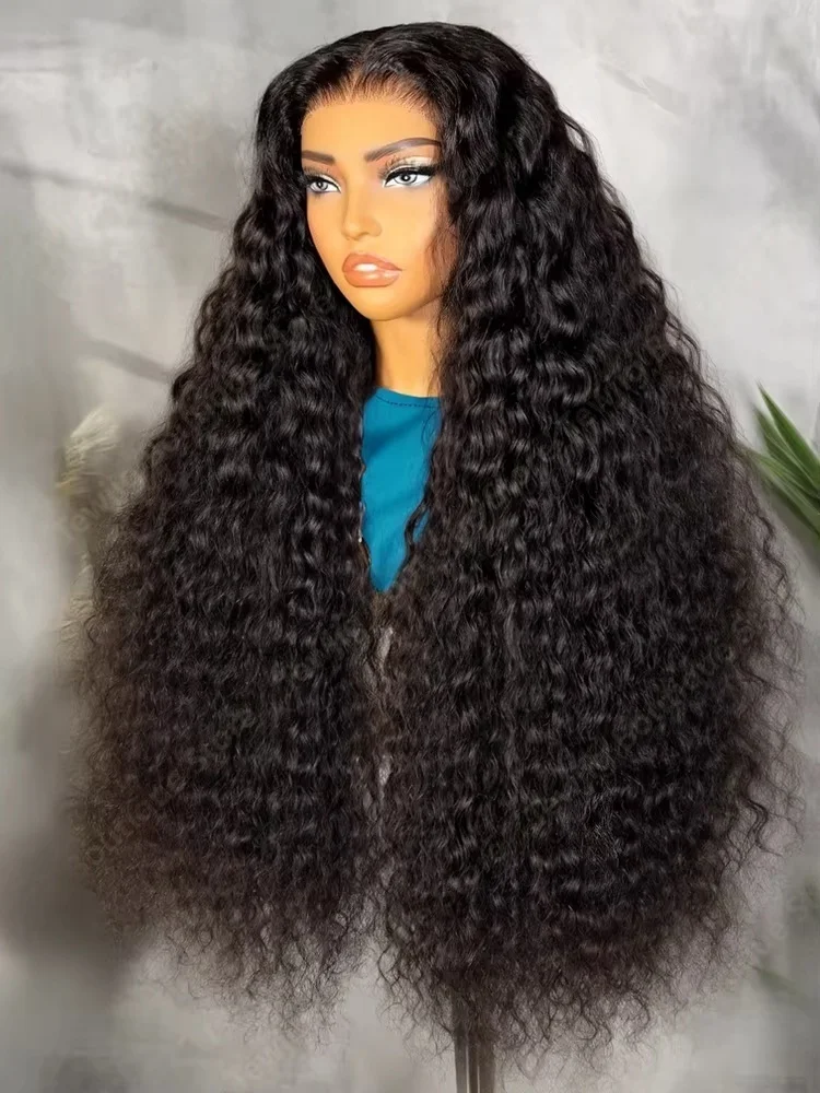 

30-дюймовые 13x6 Hd кружевные фронтальные парики Свободные парики с глубокими волнами Бразильский вьющийся парик из человеческих волос с глубокой волной воды Парик фронта шнурка для женщин
