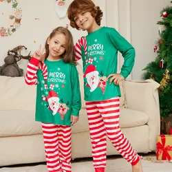 Adult Kid Family Matching Pajamas New Arrival Christmas Family Matching Outfits Xmas Sleepwear Home Wear Suit Cartoon Tops+Pants