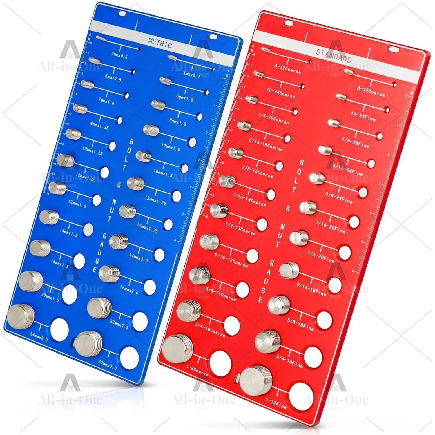 Screw Nut & Bolt Thread Checker Screw Gauge Gauge Gauge Nut Checker