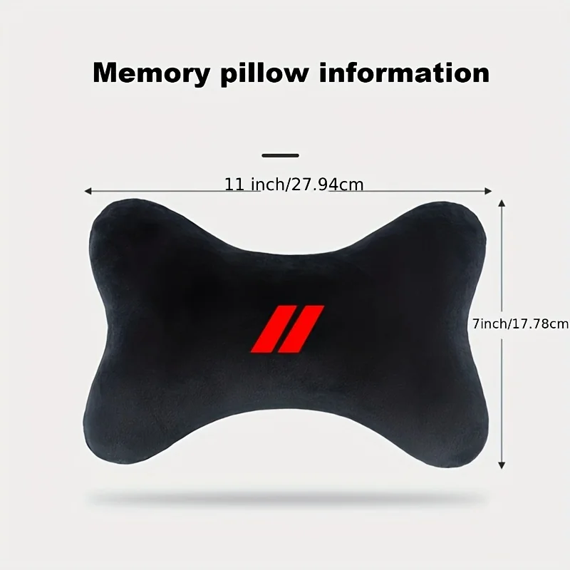 The car seat headrest protects the cervical spine pillow, which is ergonomically designed to enhance driving safety and comfort.