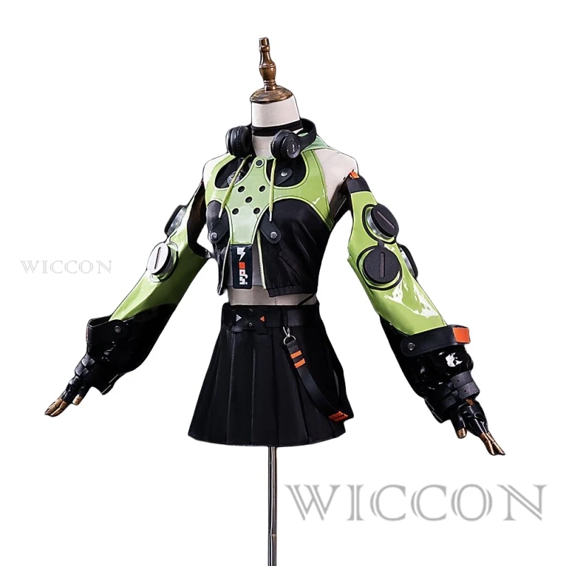 Anby Demara Anime Game Zenless Zone Zero Gentle House Cosplay Kostuum Kleding Pruik Uniform Cosplay Halloween Party Vrouw Set