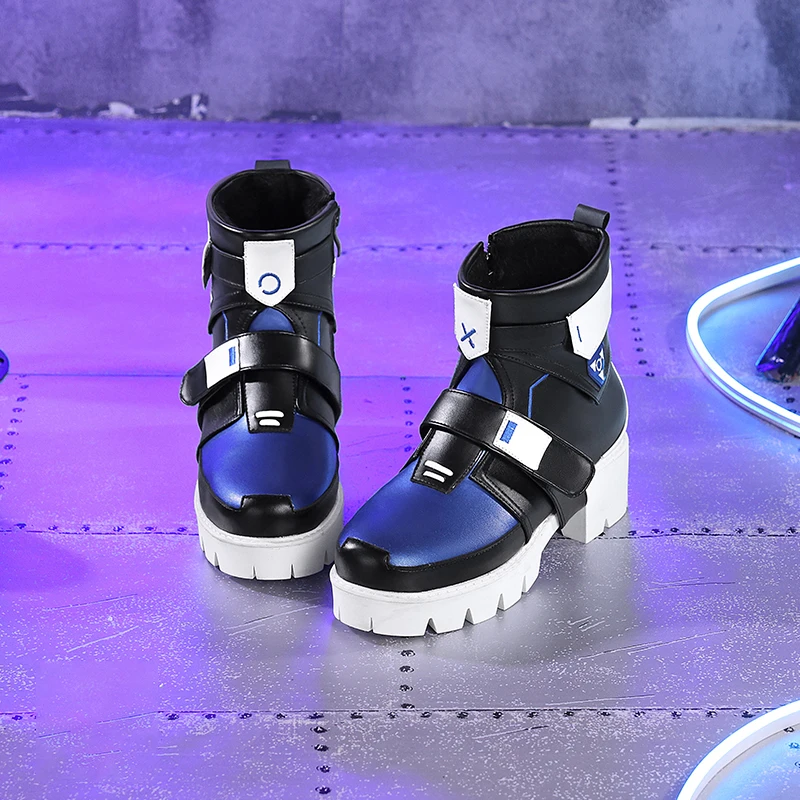 

Pre-Sale，Honkai: Star Rail Silver Wolf Cosplay Shoes Prop Shoes Cos Accessory Female Customisation Mid-Calf Boot