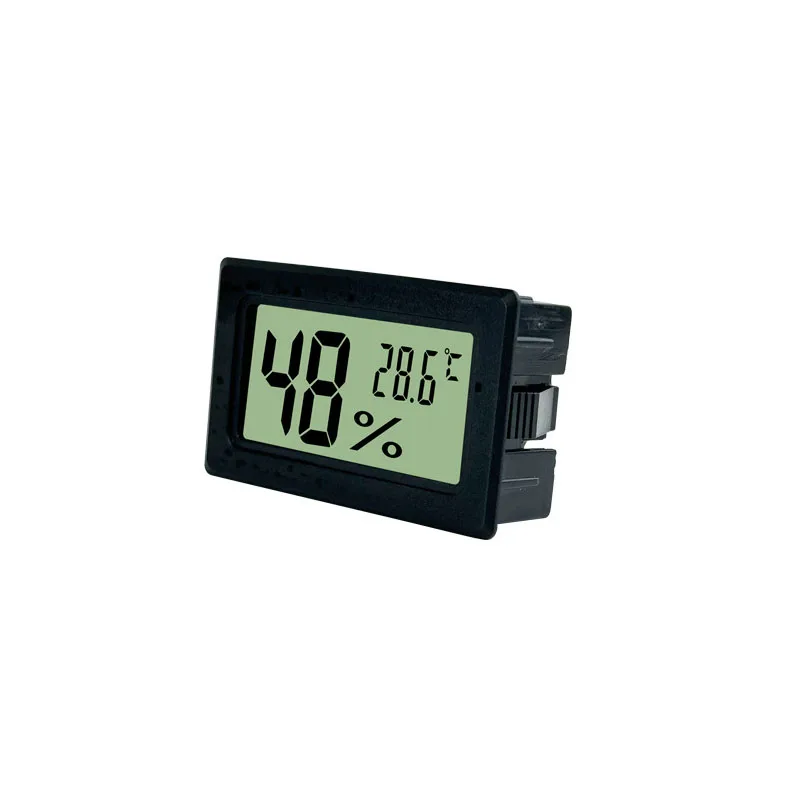 2/4 stuks Mini Hygrometer Thermometer Fahrenheit of Celsius Meter Digitale LCD Monitor Binnenkamer Ronde Vochtigheid Temperatuurmeter