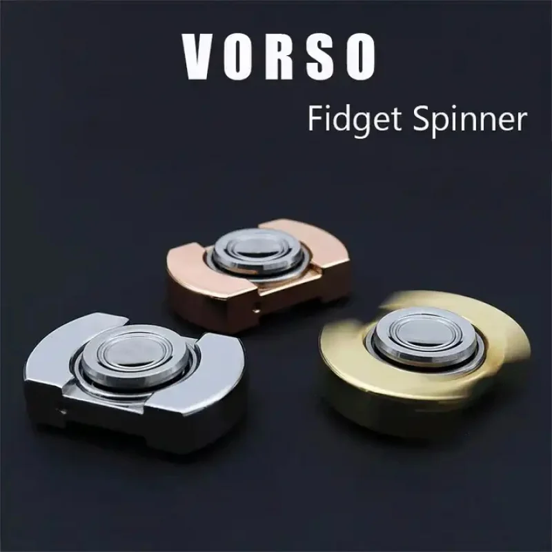 Merrycoo Metal Hand Spinner 3-In-1 Deformed Fingertip Top Snap Coin EDC Decompression Push Card Adult Decompression fidget Toy