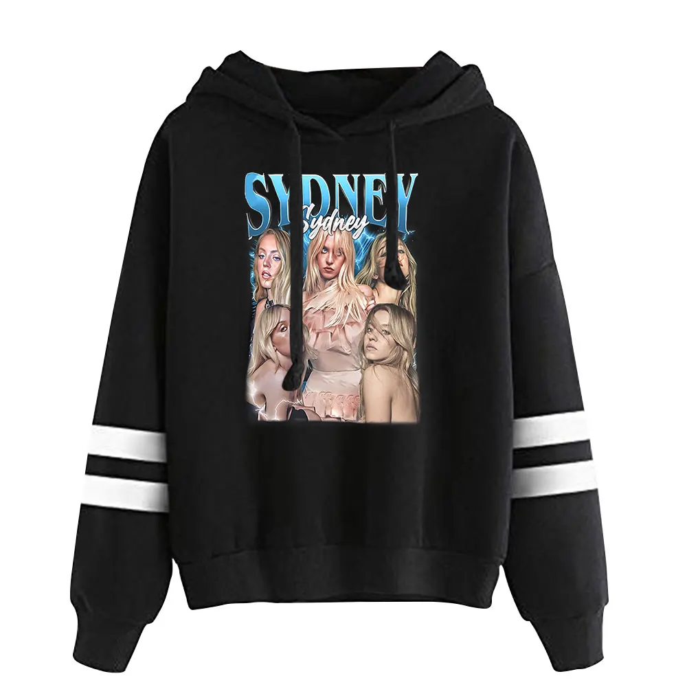 

Sydney Sweeney Vintage 90s Pullover Hoodie Fashion Merch Hoodie Pullover Sport Sweatshirt Streetwear Sweatshirt