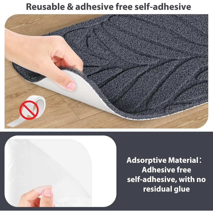 درج غير قابل للانزلاق للخطوات الخشبية 8 × 30 15 عبوة سجادة عداء الدرج الداخلي مع سجاد أمان لاصق قابل لإعادة الاستخدام لكبار السن كي #3