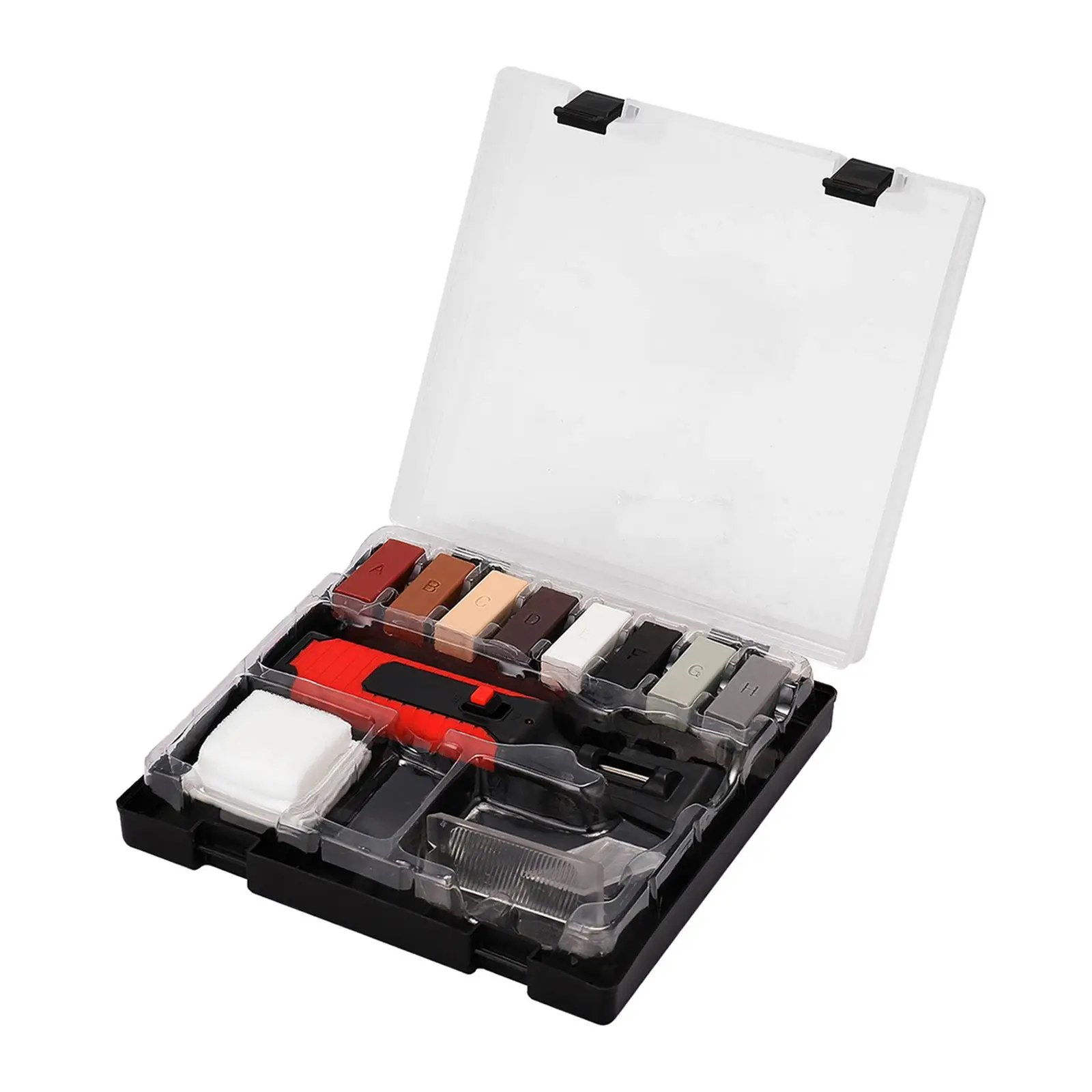 Portable Laminate Repairing Kit Woodworking with Case Mending Hand Tool Wooden Repair Kit for Scratches Chips