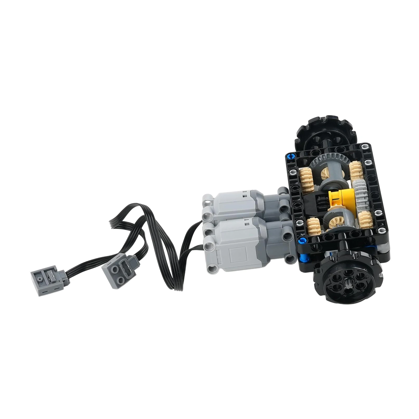 MOC 19788 タンクステアリングビルディングブロックギアパワーモーター制御差動穴アームビームアセンブリ STEM 知育玩具