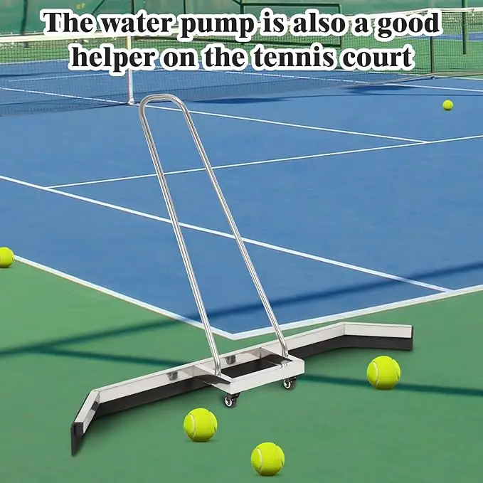 Heavy-Duty Tennis Court Water Squeegee for Wipe The Water