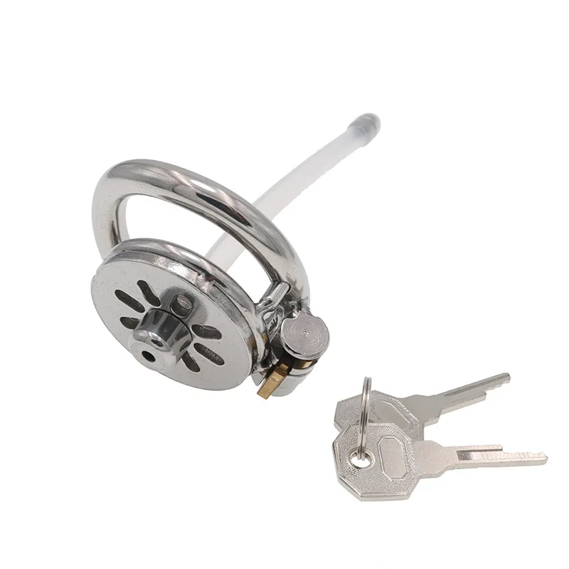 Male Super Mini Chastity Cage Stainless Steel Chastity Device Penis Cage Cock Ring With Lock Sex Toys For Men BDSM Sissy