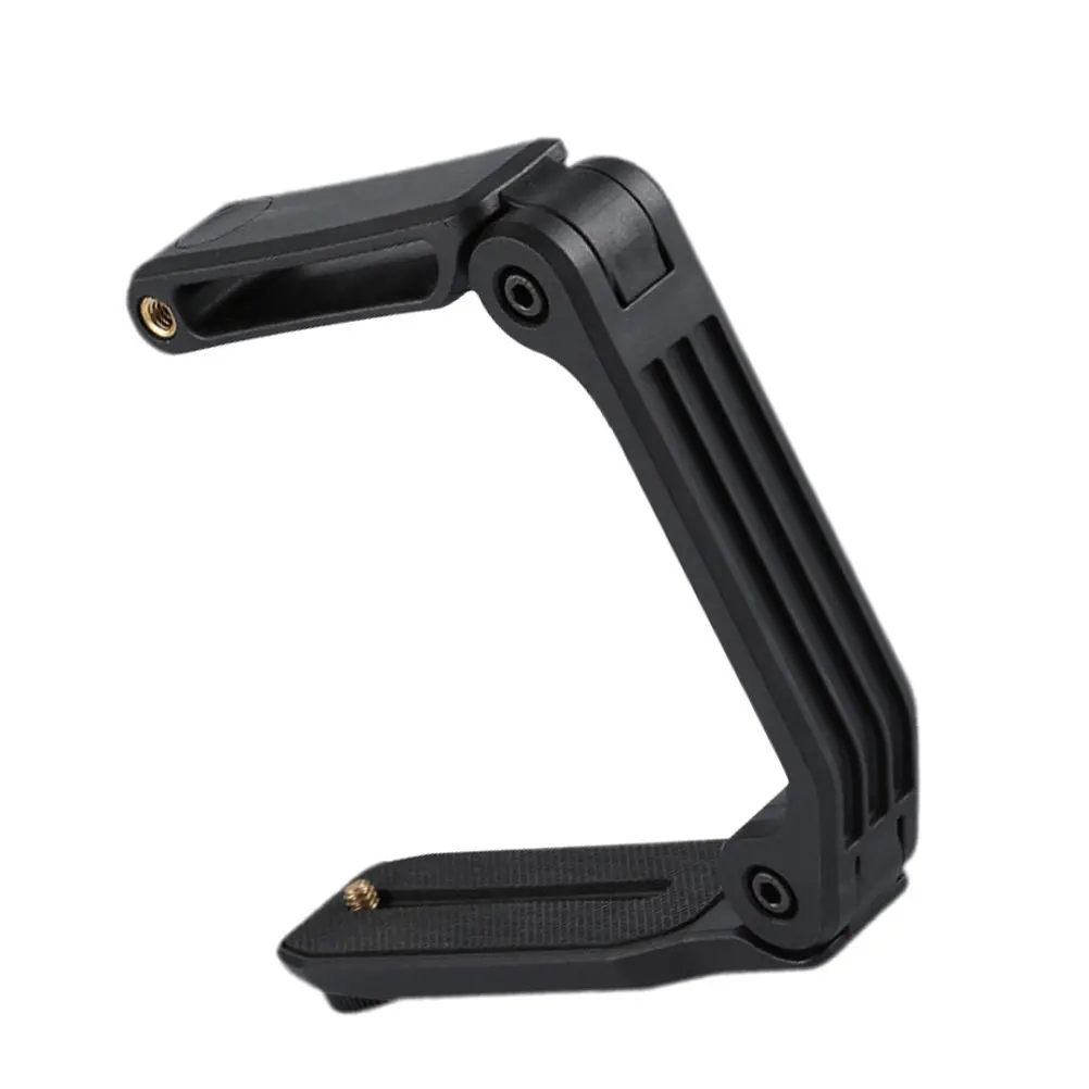 1Pcs Stable Camera Holder Multipurpose Folding Black Camera Stabilizer U-Shaped Rig for Dslr Camcorder with Universal Screw