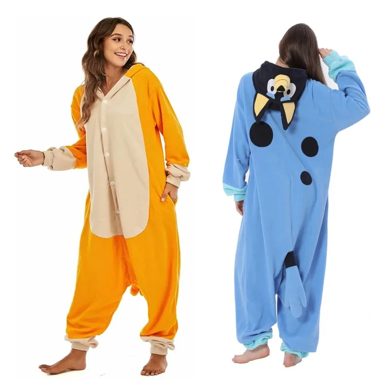 

Onesieshow Animal Kigurumi Pyjamas Halloween Onesie Adult Kids Cartoon Dog Pajama Cosplay Party Women Men Homewear XXL