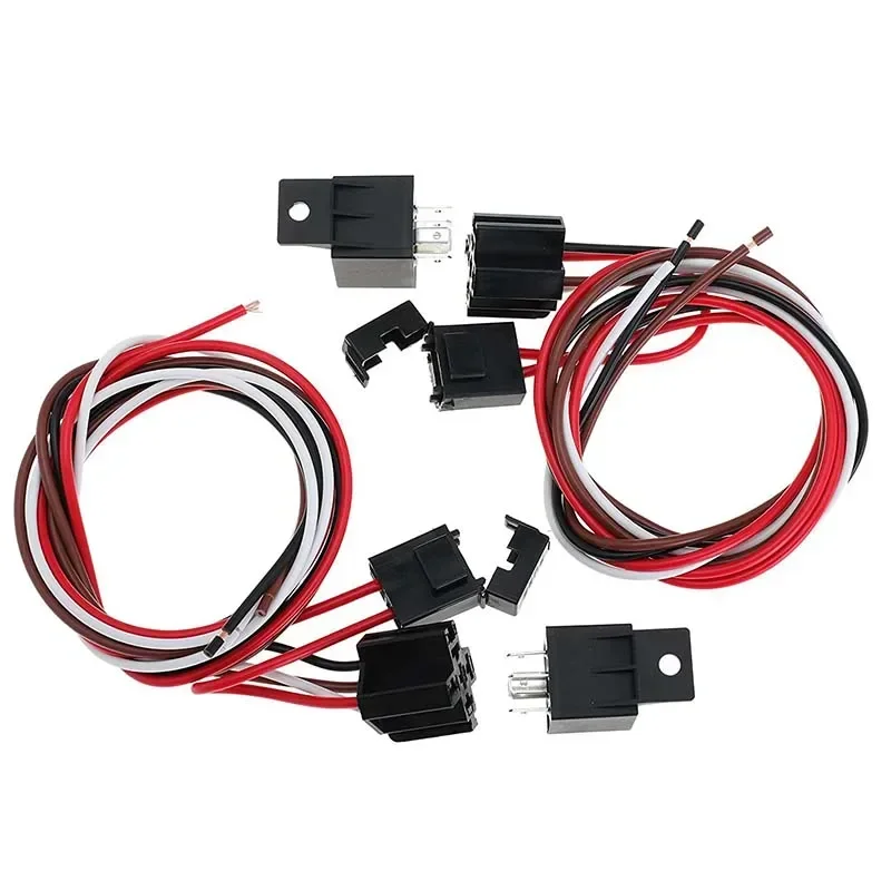 Dual Electric Cooling Fan 185℉ On 175℉ Off Thermostat 40A Automotive Relay Harness Kit