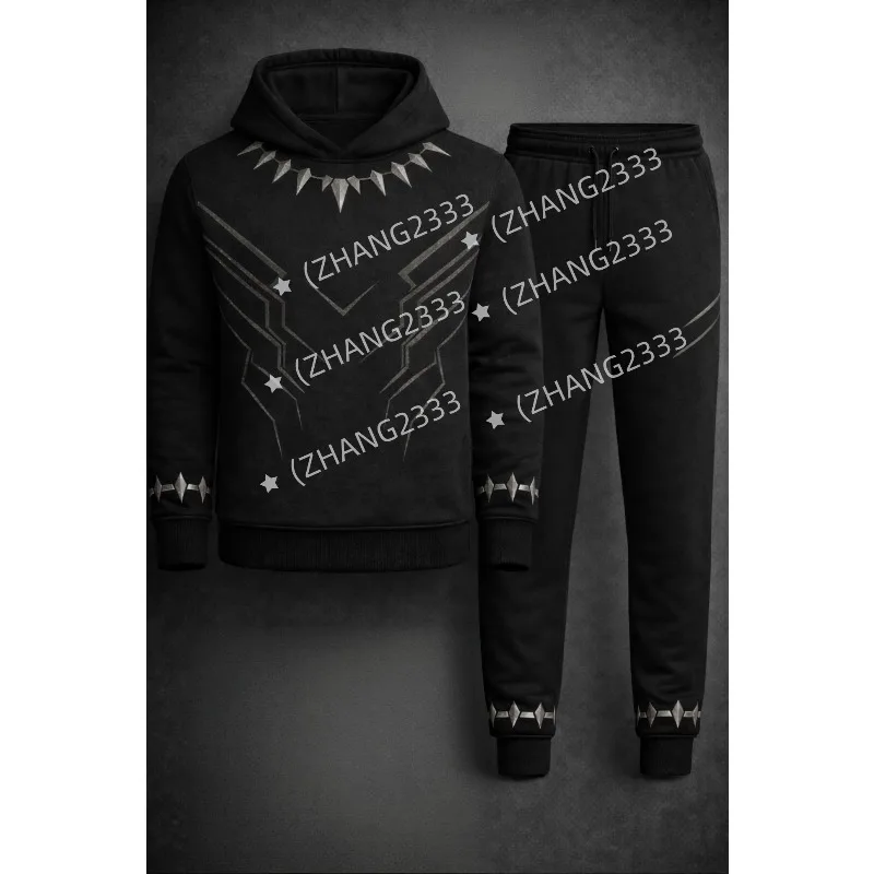 Trendy New Superhero Costume,Cosplay,Parent Child Leisure Interaction,Running Sportswear,Lightweight Autumn Fleece Pocket Hoodie