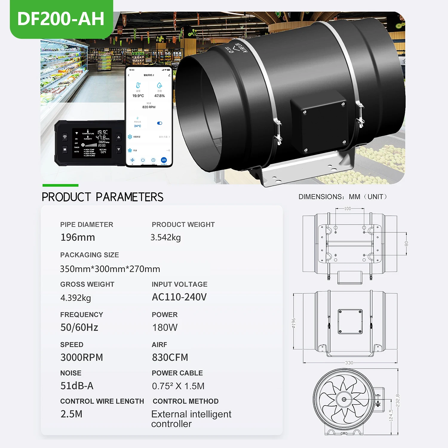 627HOT 4 6 8 นิ้วพัดลมอินไลน์ไ - Carbon Filter Inline บทวิจารณ์และราคา