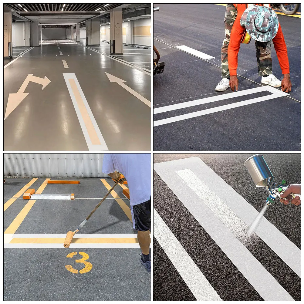 Складная линия для парковки, трафарет, многоразовый шаблон для асфальтового бетона, набор аэрозольных красок с точной прямой маркировкой