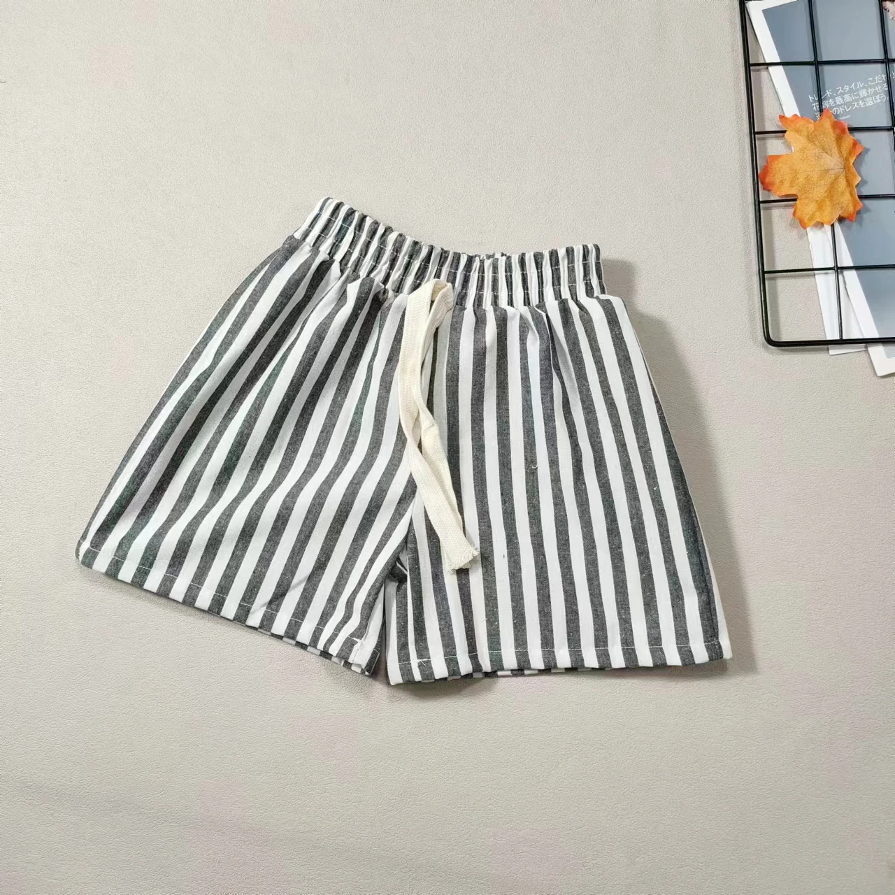 Kinder shorts Kinder hosen Einzelstück Hosen aus reiner Baumwolle Jungen Freizeit hosen Mädchen Shorts Baby jacken Hosen im britischen Stil – Detail 7