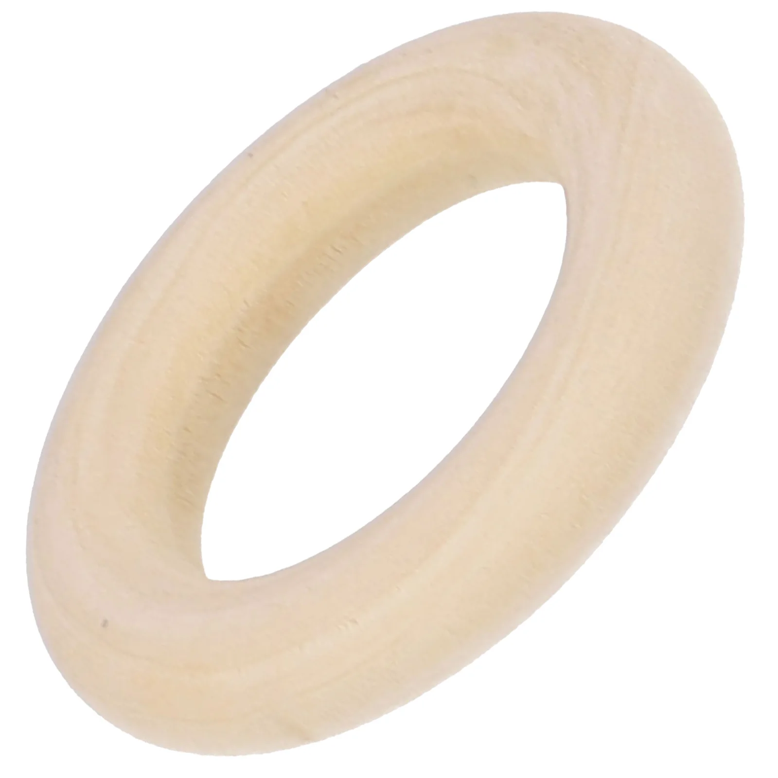 

50-150mm Natural Large Wooden Rings Hoop For DIY Macrame Tassel Craft Circular Baby Teething Toys Home Connector Decoration Tool