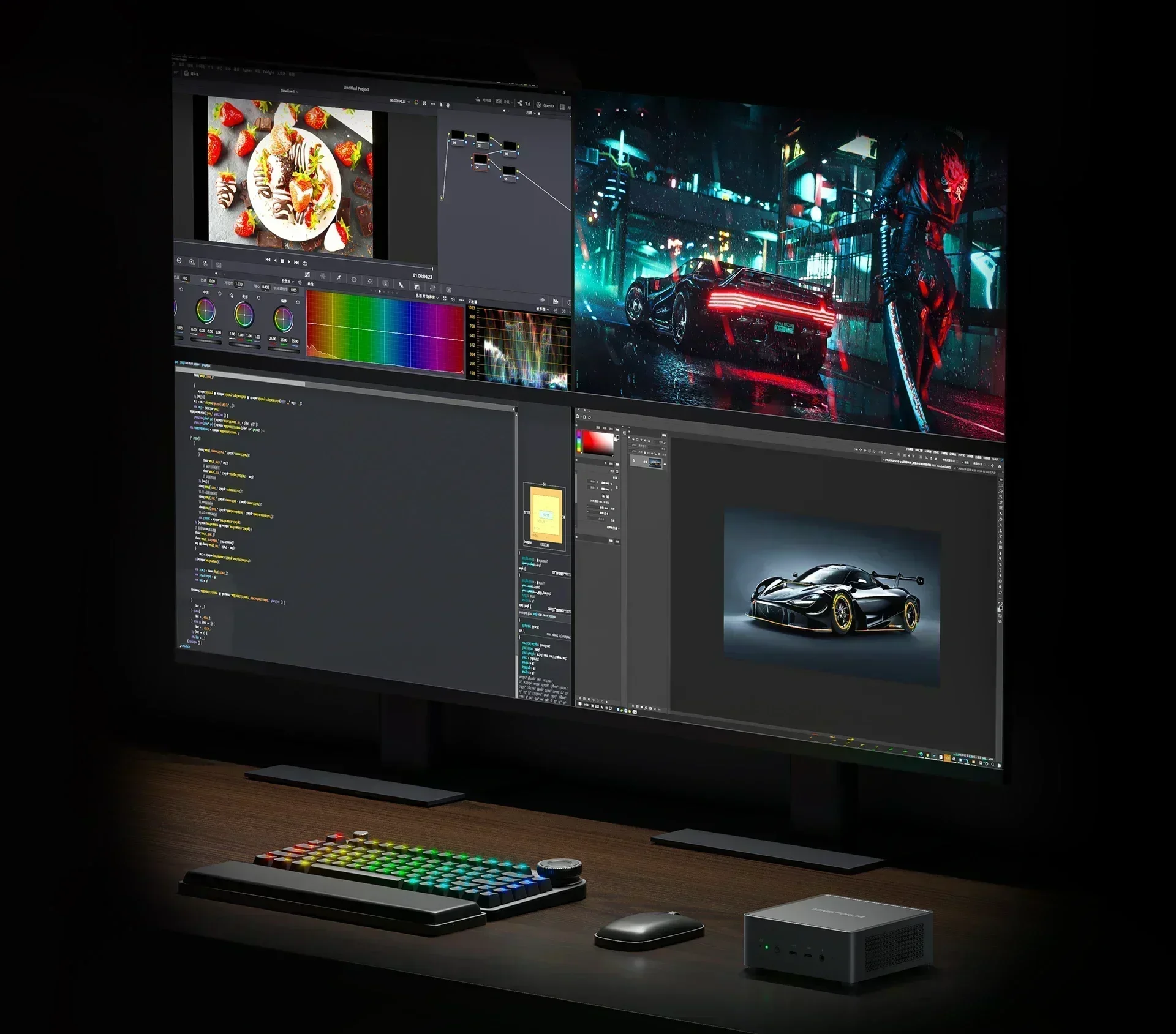 كمبيوتر صغير MINISFORUM UM790 Pro Ryzen 9 7940HS يعمل بنظام التشغيل Windows 11 Pro DDR5 64GB 1TB PCle 4.0 NVMe SSD WiFi 6E كمبيوتر ألعاب