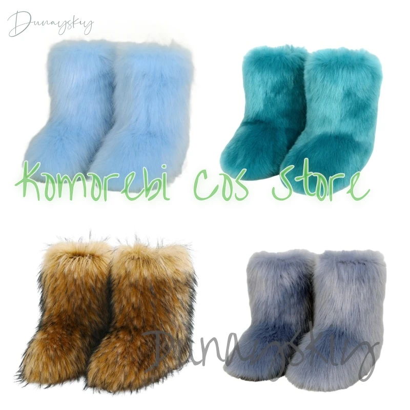 

27 Colors Large Plush Cosplay Costume Furry Animal Paw Shoes Halloween Cat Paw Cute Fursuit Animal Foot Socks Christmas Gift