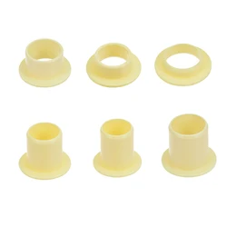 1/2/4pcs F0810/F1012/F1214/F1416/F1517 Oil Free Flanged Sleeve Bearings Pressure Resistance Plastic POM Wrapped Oilless Bushings