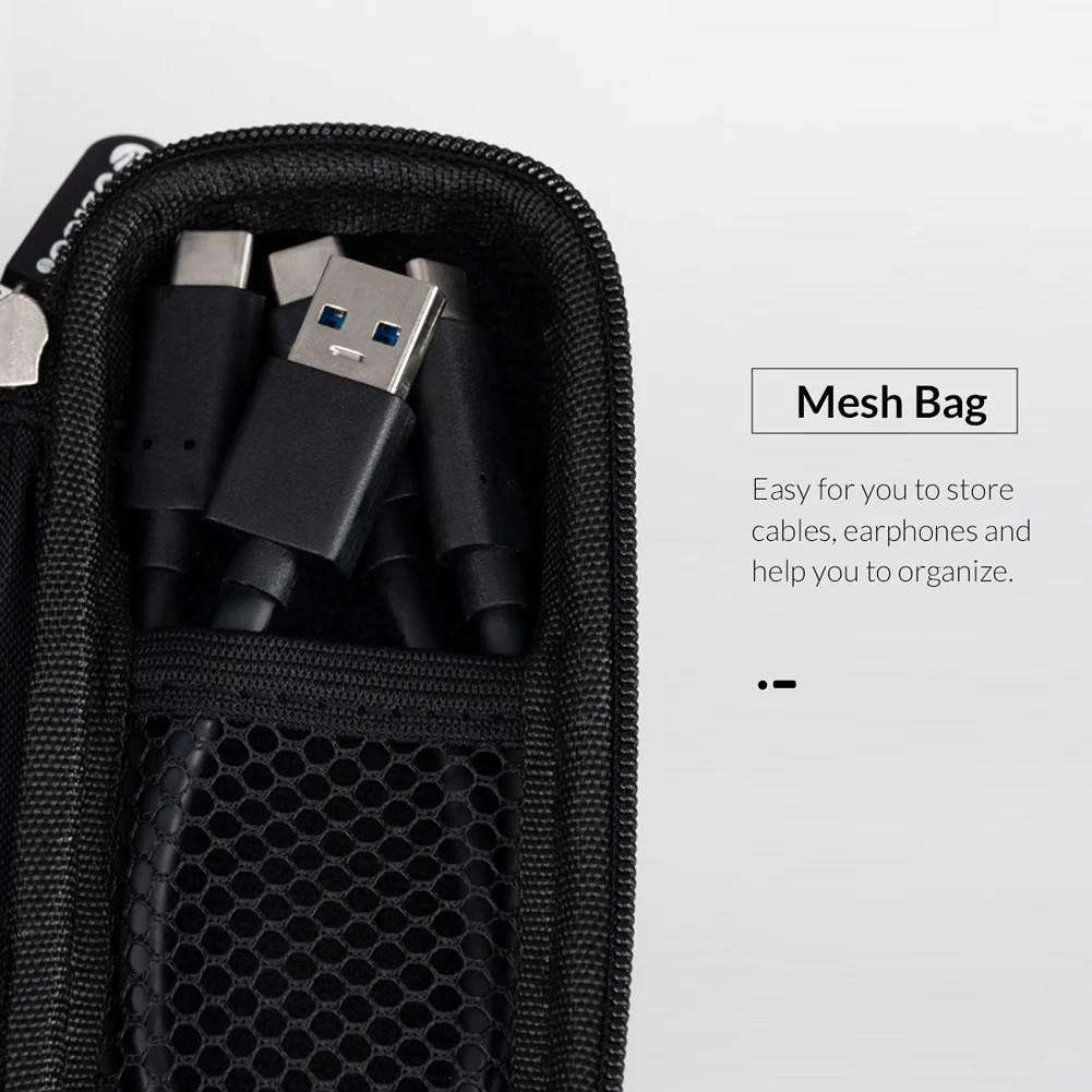 M.2 Hard Disk Case EVA Portable SSD Waterproof Storage Protective Bags Multi-function Mobile Power Package EVA Pouch