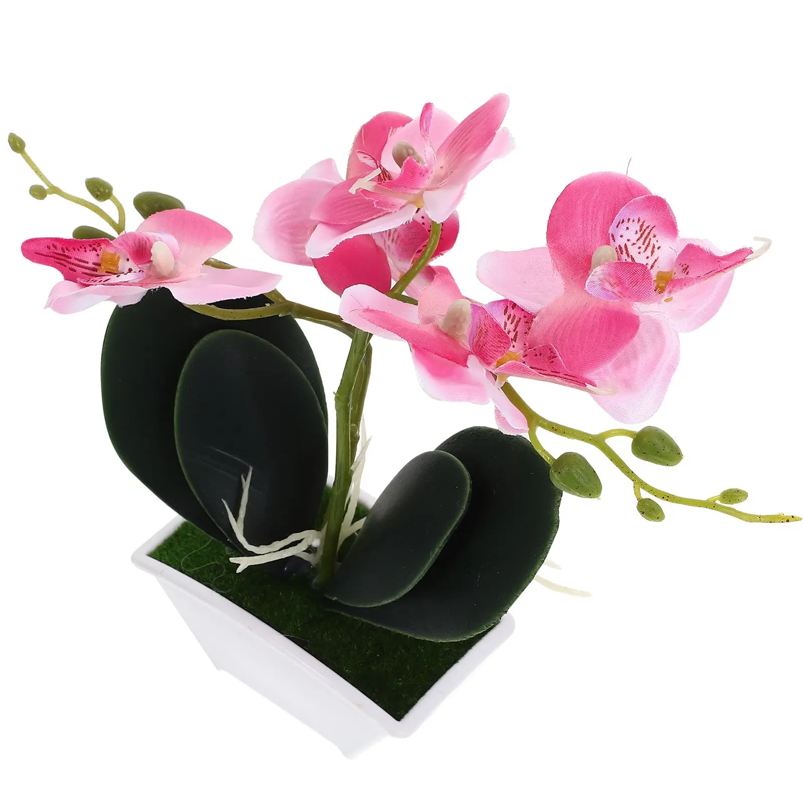 

Simulation Phalaenopsis Artificial Potted Plants Home Decor Orchid Flower Props Mother