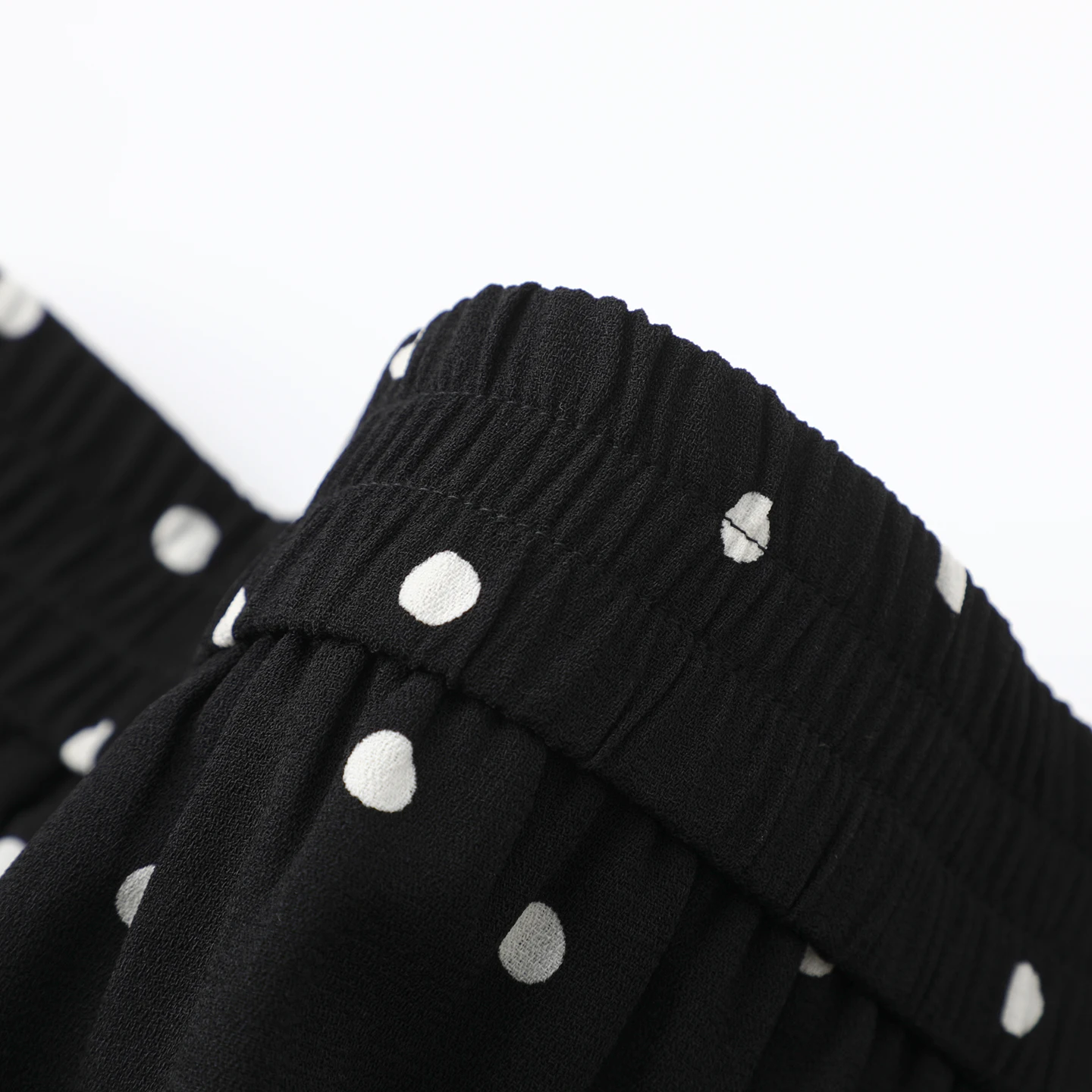 Gonna a coda fi a pois chic a vita alta da donna Autunno New Sle Nascondi gonna a base di carne Gonna longuette a trapezio Fibra di poliestere