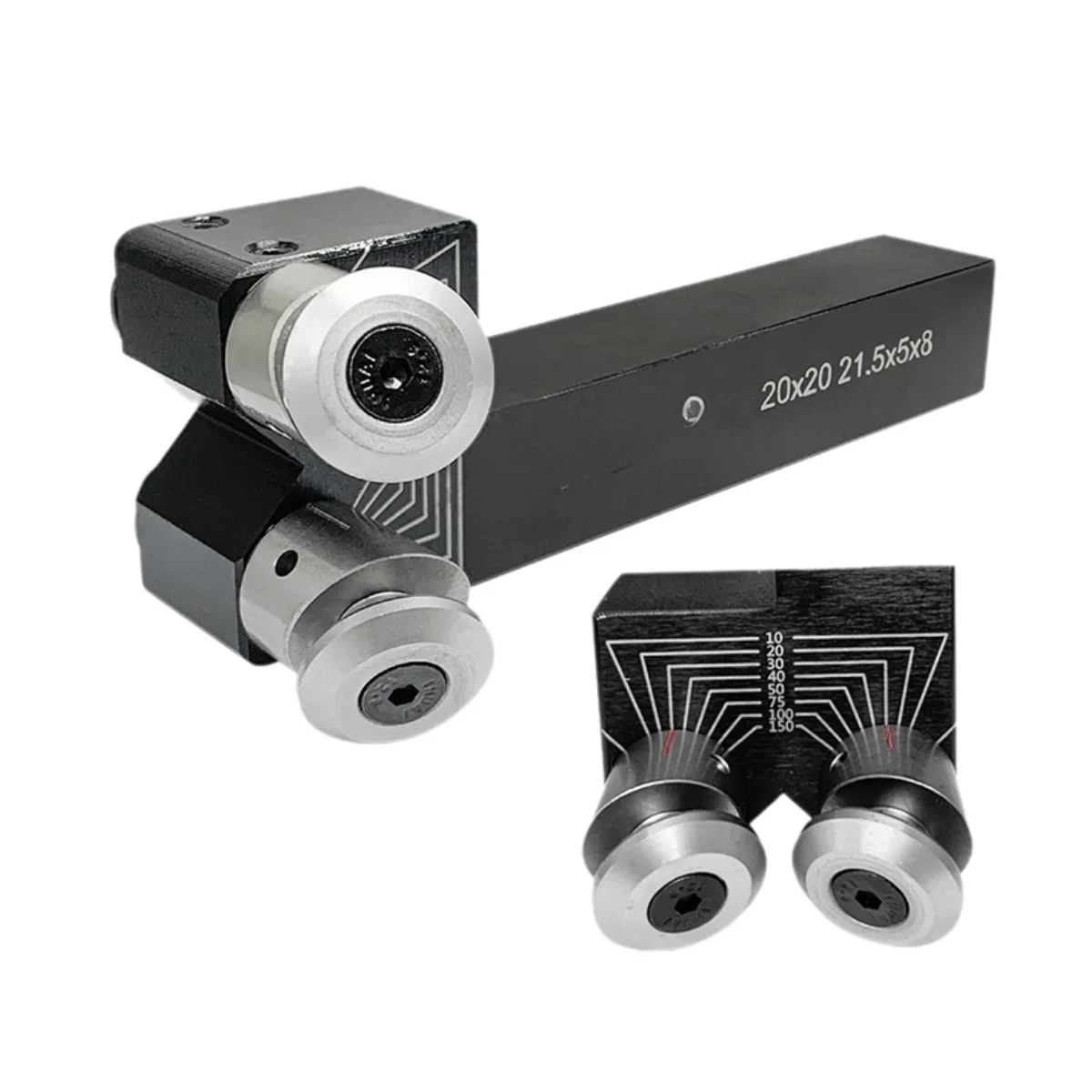 Cutting Knurling 21.5*5*8 Net Pattern Cutting Type Double-wheel Knurling  CNC Row Tool Feed Tool Knurling  Tower Crane