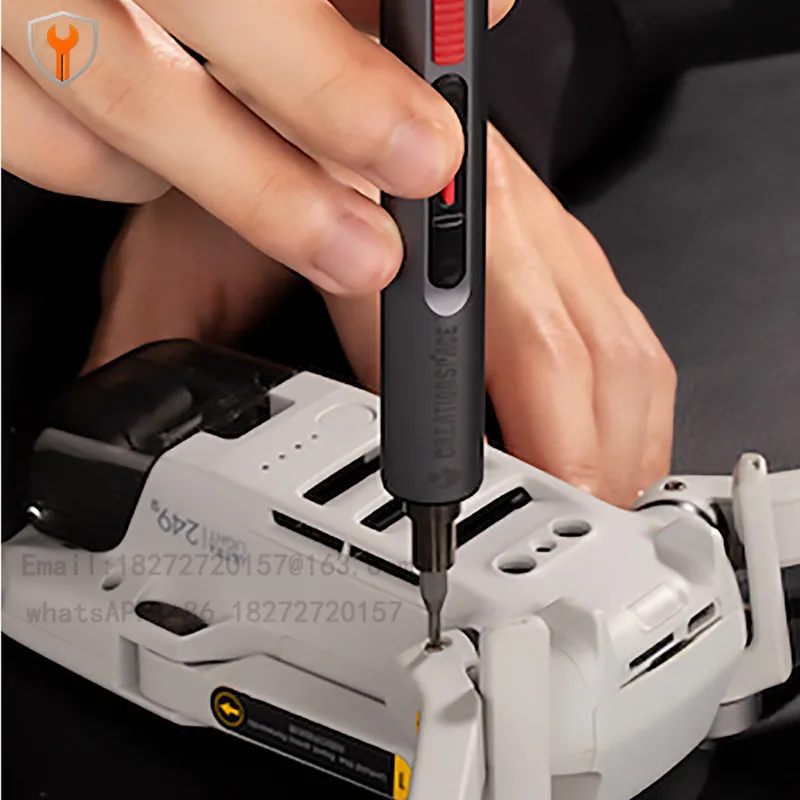 Three speed torque adjustment electric screwdriver set, computer disassembly, glasses, watch, camera