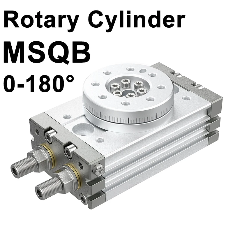 Image of MSQB Luftpneumatisch Einstellbarer Zylinder Drehzylinder Dreh 0-190 Grad MSQB10A MSQB20A MSQB30A MSQB50A MSQB20R MSQB30R