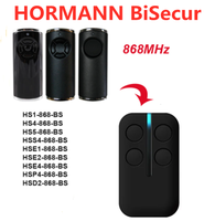 HORMANN BiSecur HSE1 HSE2 HSE4 868 BS Remote Control Duplicator HORMANN BS HS1 HS4 HS5 868.3MHz Garage Remote Control