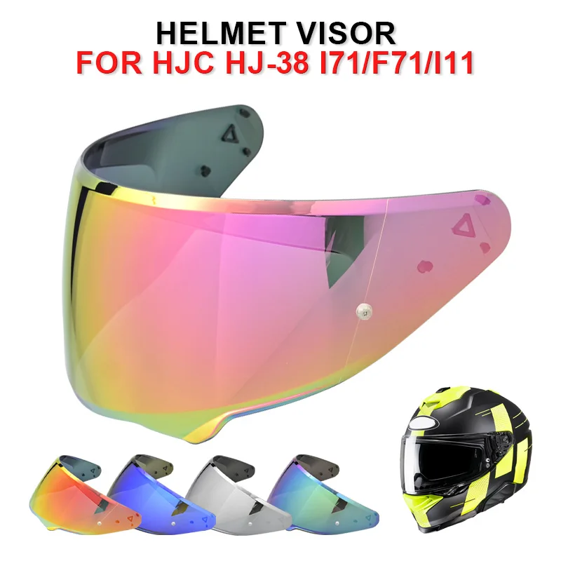 Visera para casco de motocicleta HJC HJ-38 i71 F7 i11, lente protectora, parabrisas, accesorios para casco de moto