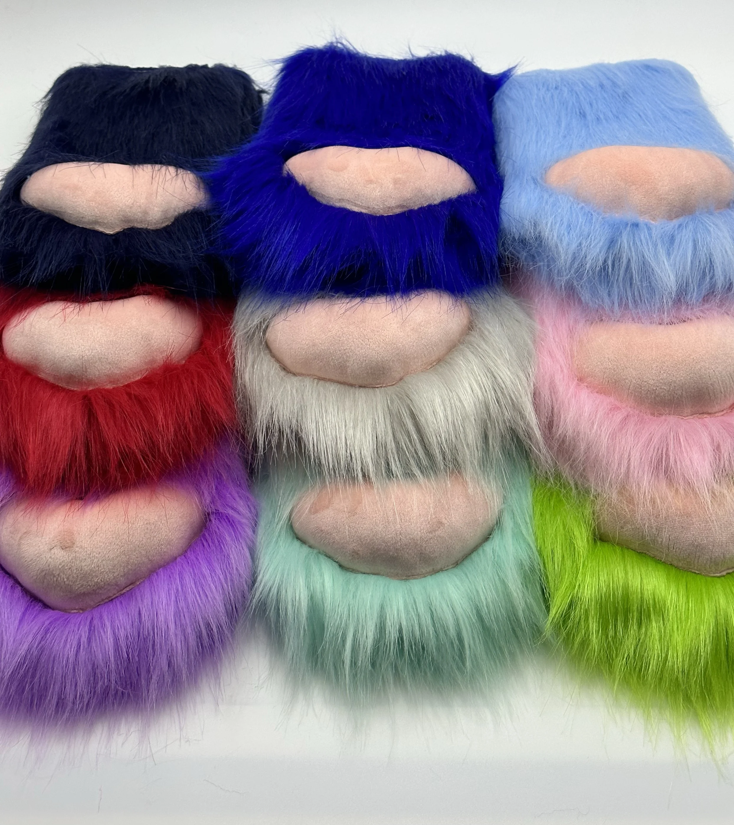 

Fursuit Gloves Paw Fingerless Furry Mittens with Squeaky Sound Effect Plush Animal Costume Accessories custom made color
