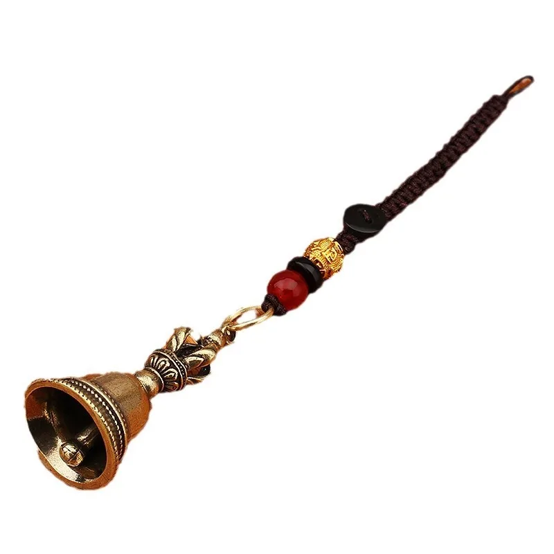 1 قطعة الحرف اليدوية النحاسية يموت الصب قطرة الرياح جرس البرونزية التبتية الإبداعية #5