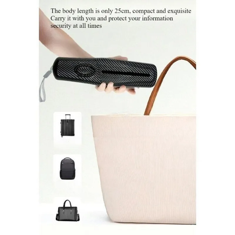 Handheld Mini Paper Shredder, Portable USB Paper Shredder, Office Stationery Document Cutter