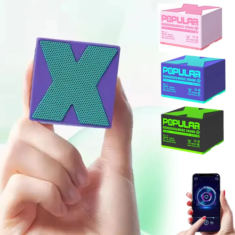 Wireless Speaker Gaming Speaker X1 Multi function Party smart Speaker Outdoor TWS Small Music Player mini portable
