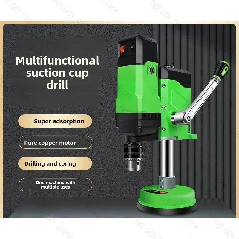 Electric Suction Cup Drill Glass Tile Rock Slab Drilling Machine Water Drill Small Home Electric Desktop Drilling Machine