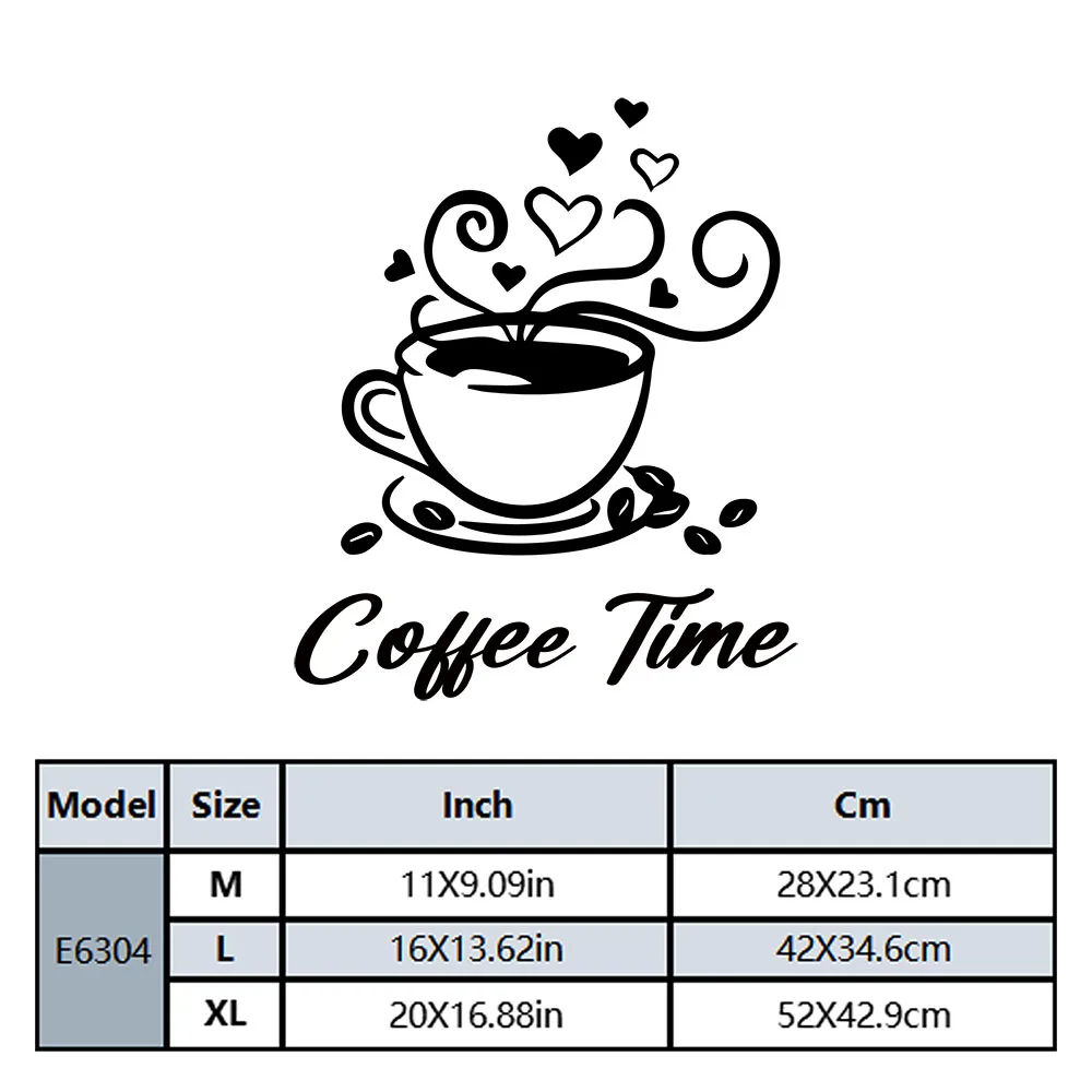 1PC Fashion Coffee Customizable Text Family Wall Stickers Mural Art Home Decor For Living Room Decor Vinyl Art Decal view 2