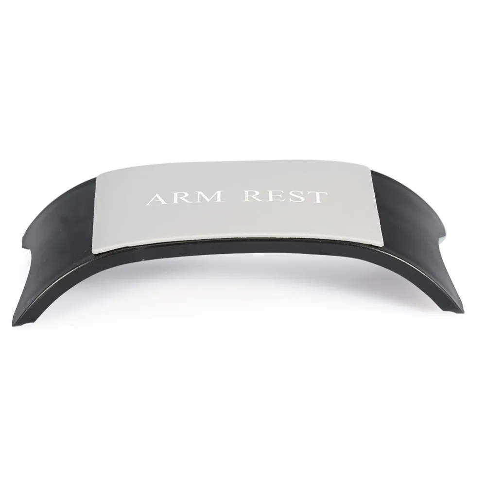 Black Color Nail Arm Rest Pillow Firm Support Ergonomic Design Wrist Support Holder Comfortable Easy to Clean Nail Art Hand Rest