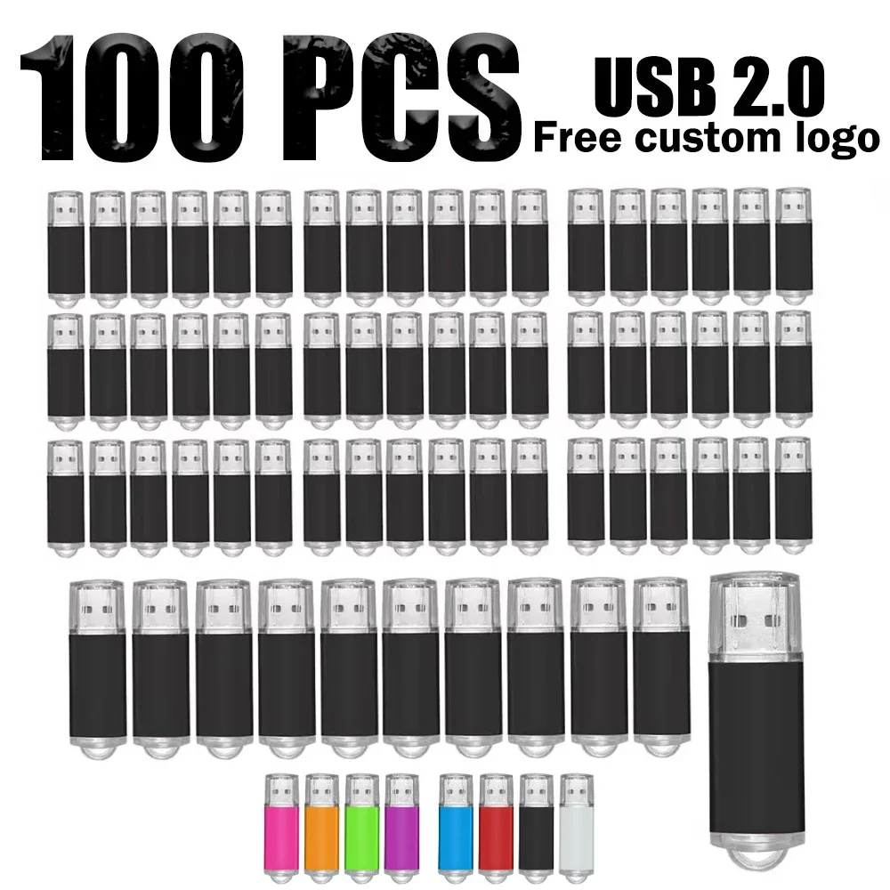 

100PCS/lot Pen Drive 8GB 4GB 2GB 1GB USB Flash Drive 16GB Flash Disk 128MB 256MB 512MB Memory Flash Disk Free Custom Logo Gift