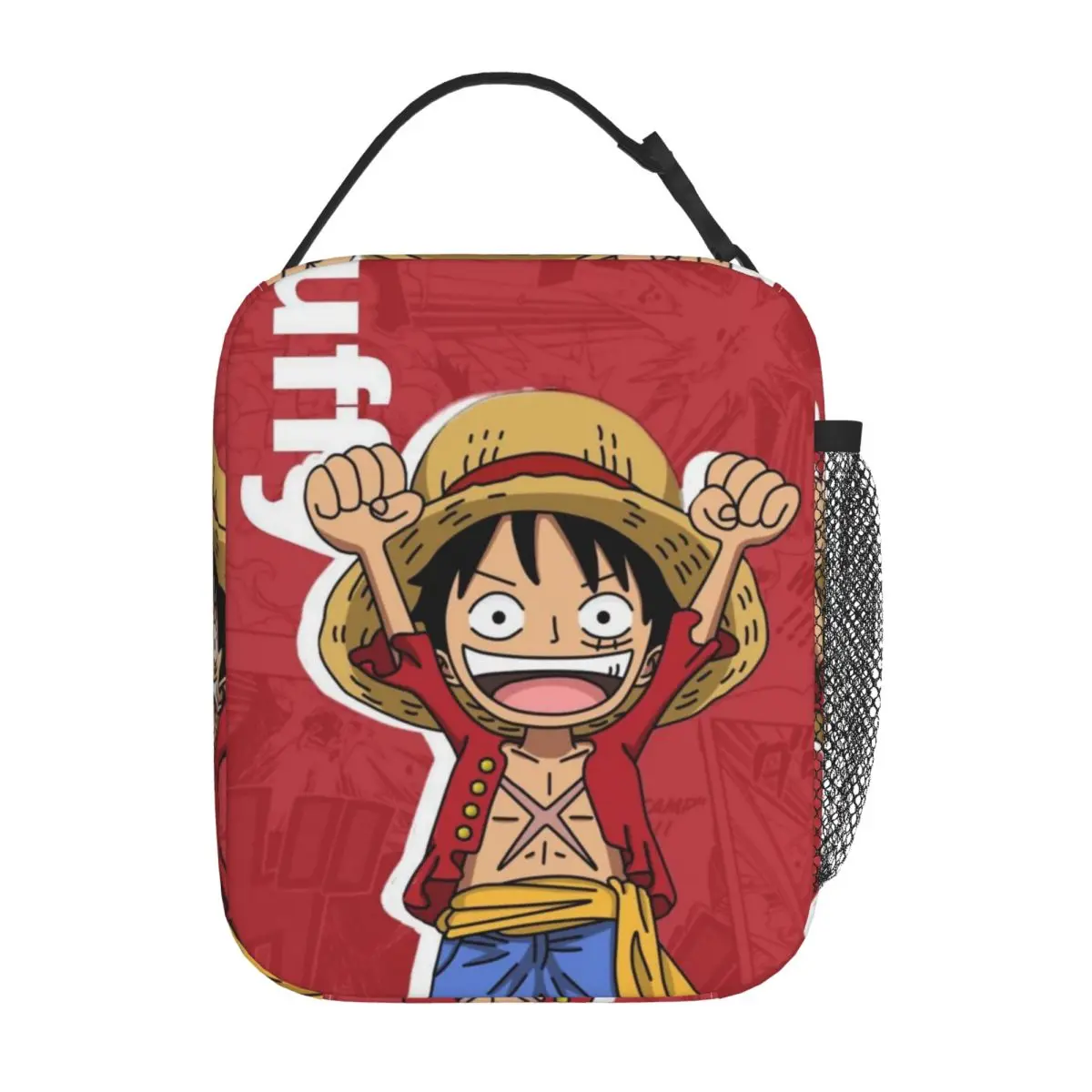 

Luffyed Zoros Tonys Choppers Anime Thermal Insulated Lunch Bag for Work Portable Food Bag Cooler Thermal Lunch Box