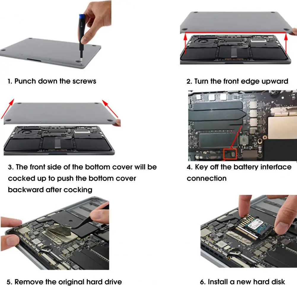 Computer Accessories Ssd Adapter Card for Macbook Pro 2016 2017 A1708 Ngff M.2 Mkey Nvme 2230 2242 Expansion Converter Board